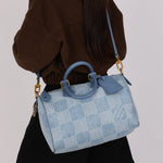 Louis Vuitton Damier Denim 3D Speedy Bandouliere 30