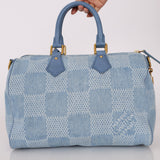Louis Vuitton Damier Denim 3D Speedy Bandouliere 30