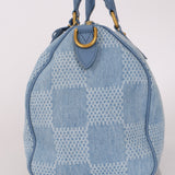 Louis Vuitton Damier Denim 3D Speedy Bandouliere 30