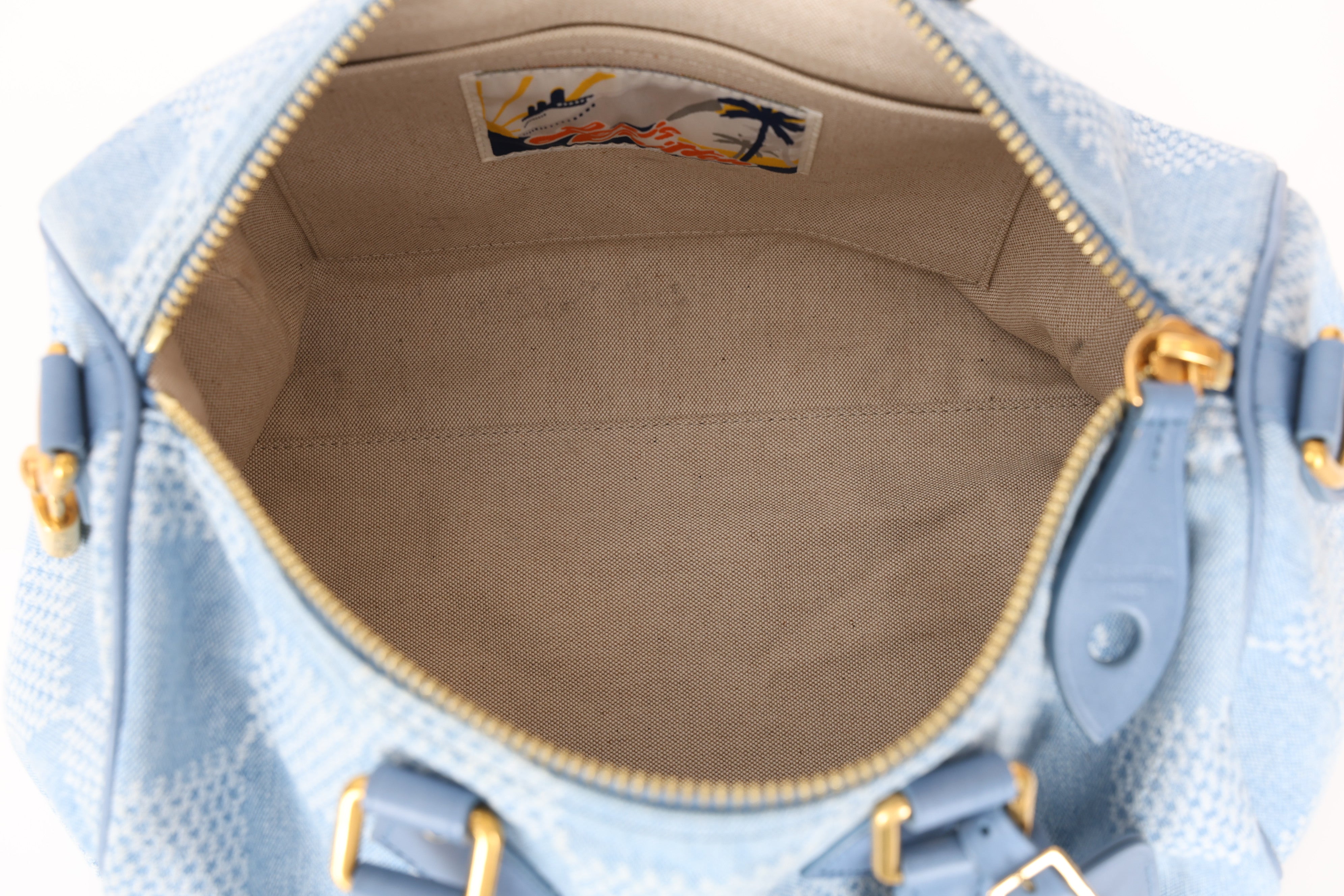 Louis Vuitton Damier Denim 3D Speedy Bandouliere 30
