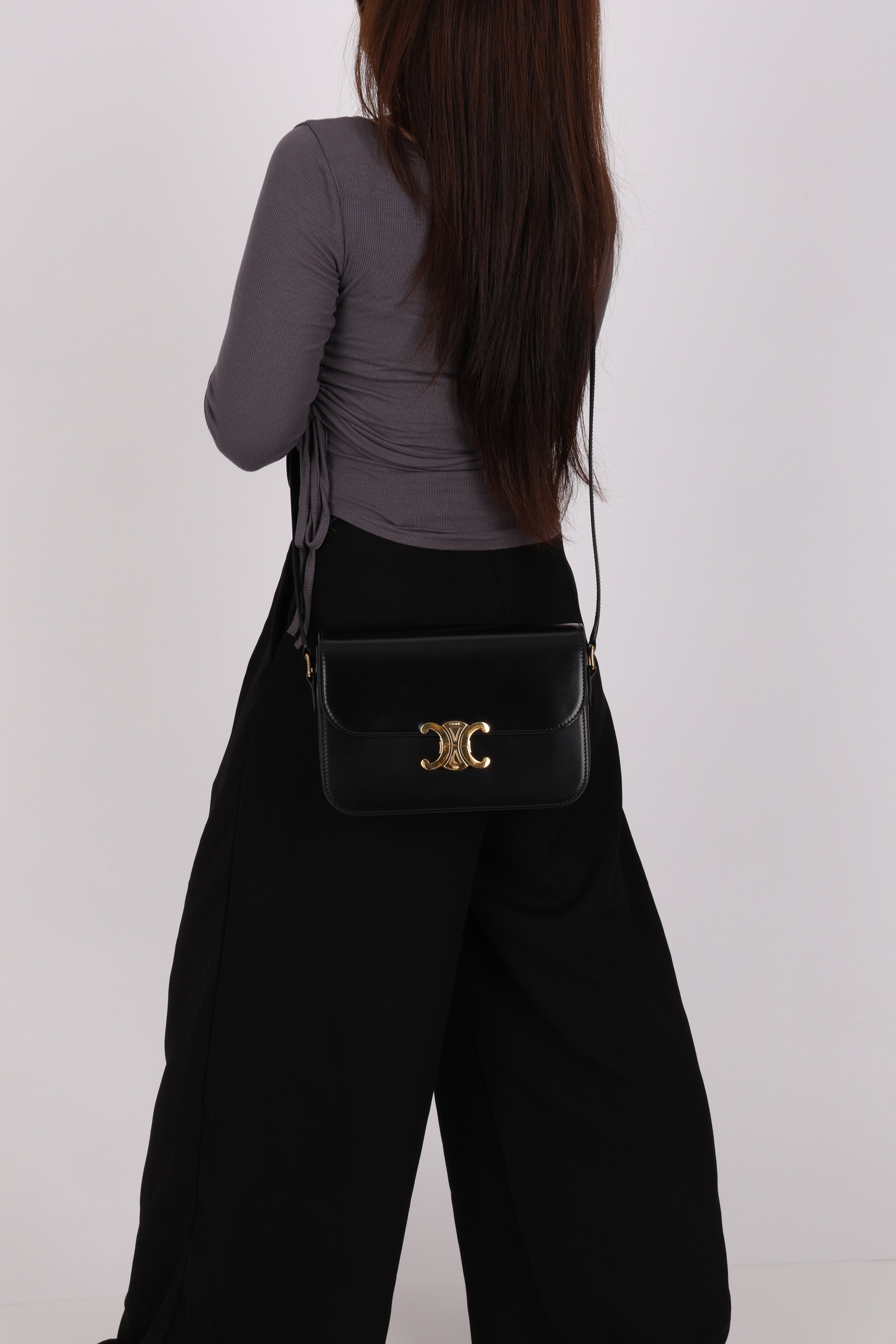 Celine Classique Triomphe Shoulder Bag