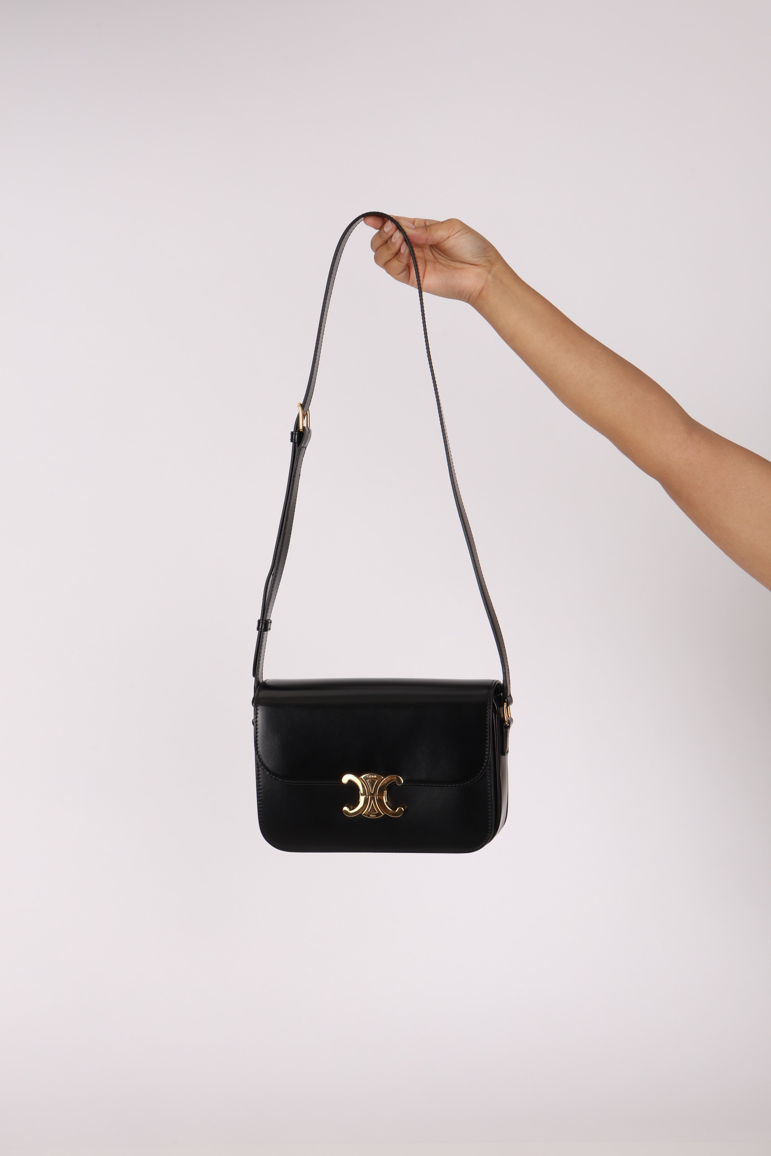 Celine Classique Triomphe Shoulder Bag