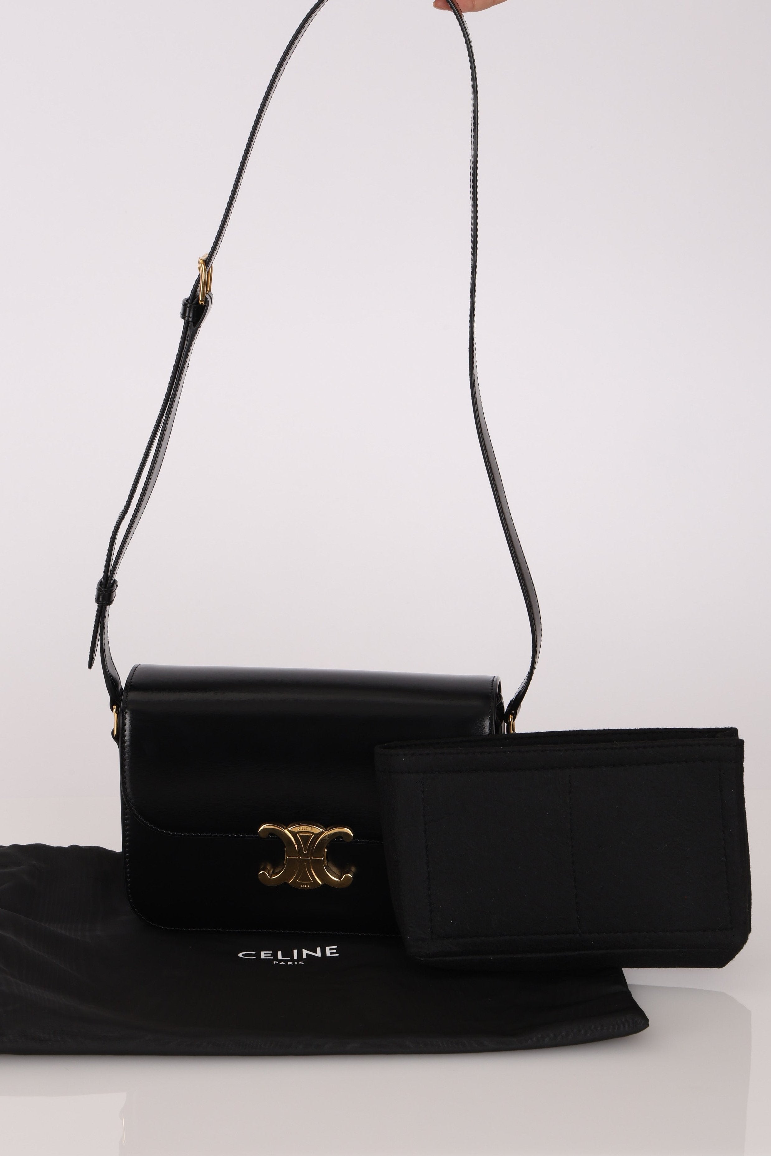 Celine Classique Triomphe Shoulder Bag