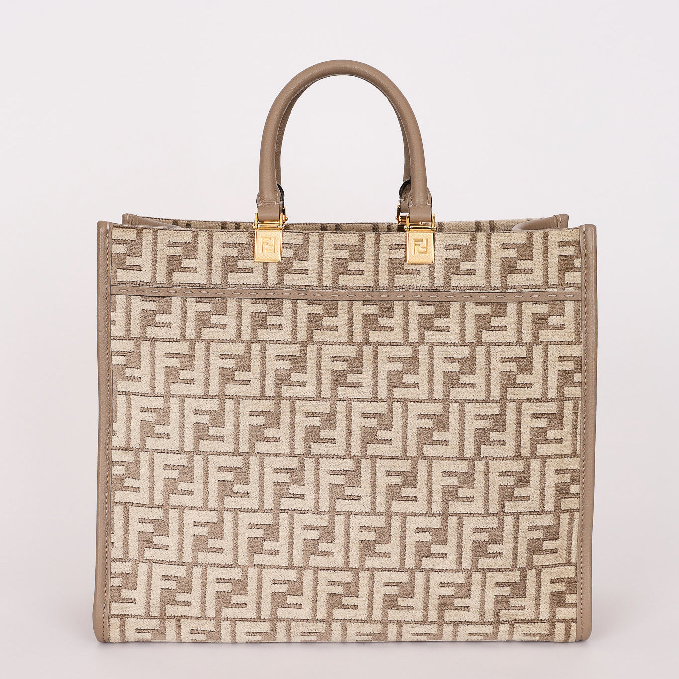 Fendi Medium Zucca Chenille Sunshine Tote