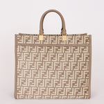 Fendi Medium Zucca Chenille Sunshine Tote
