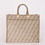 Fendi Medium Zucca Chenille Sunshine Tote
