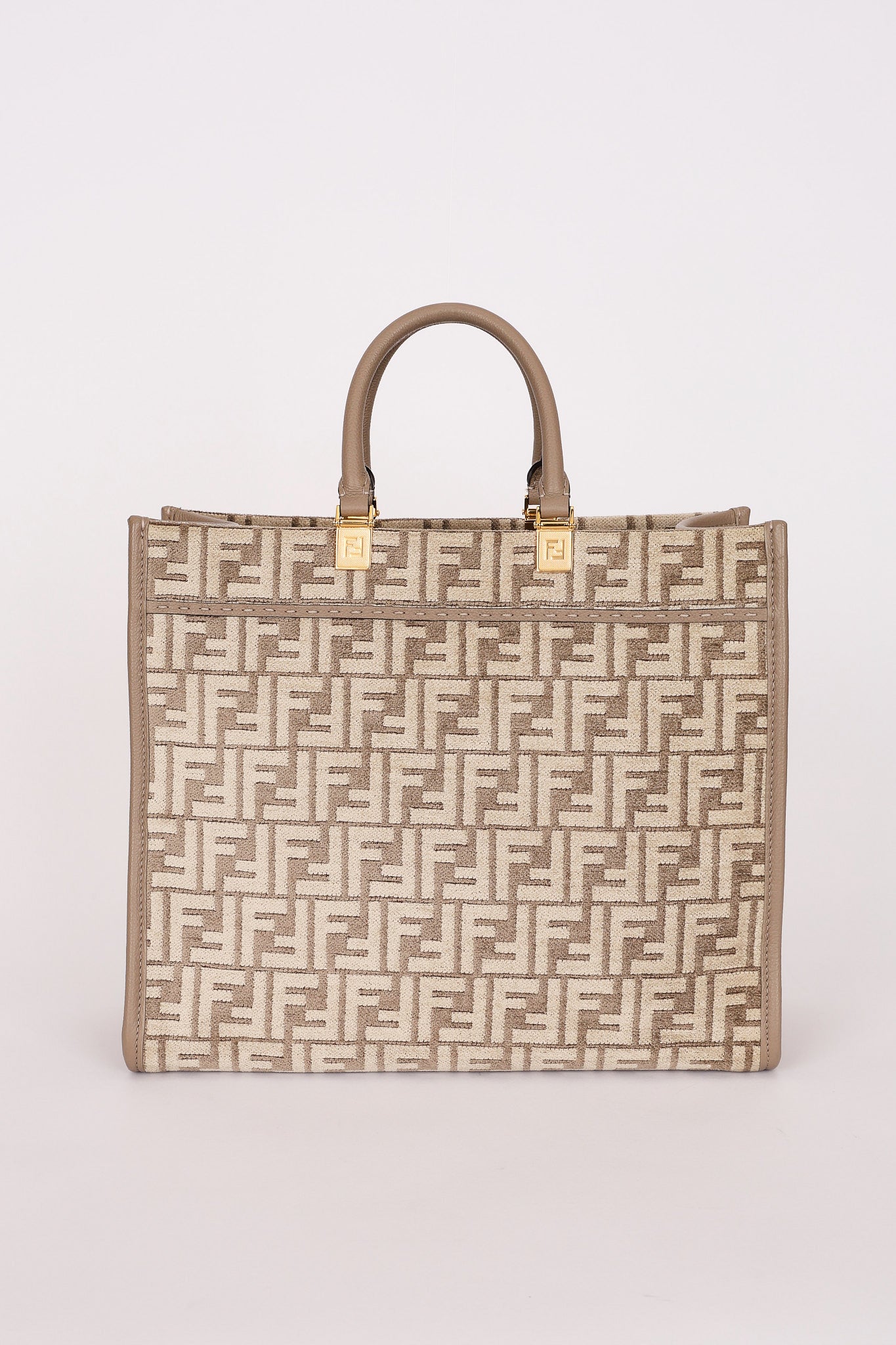 Fendi Medium Zucca Chenille Sunshine Tote