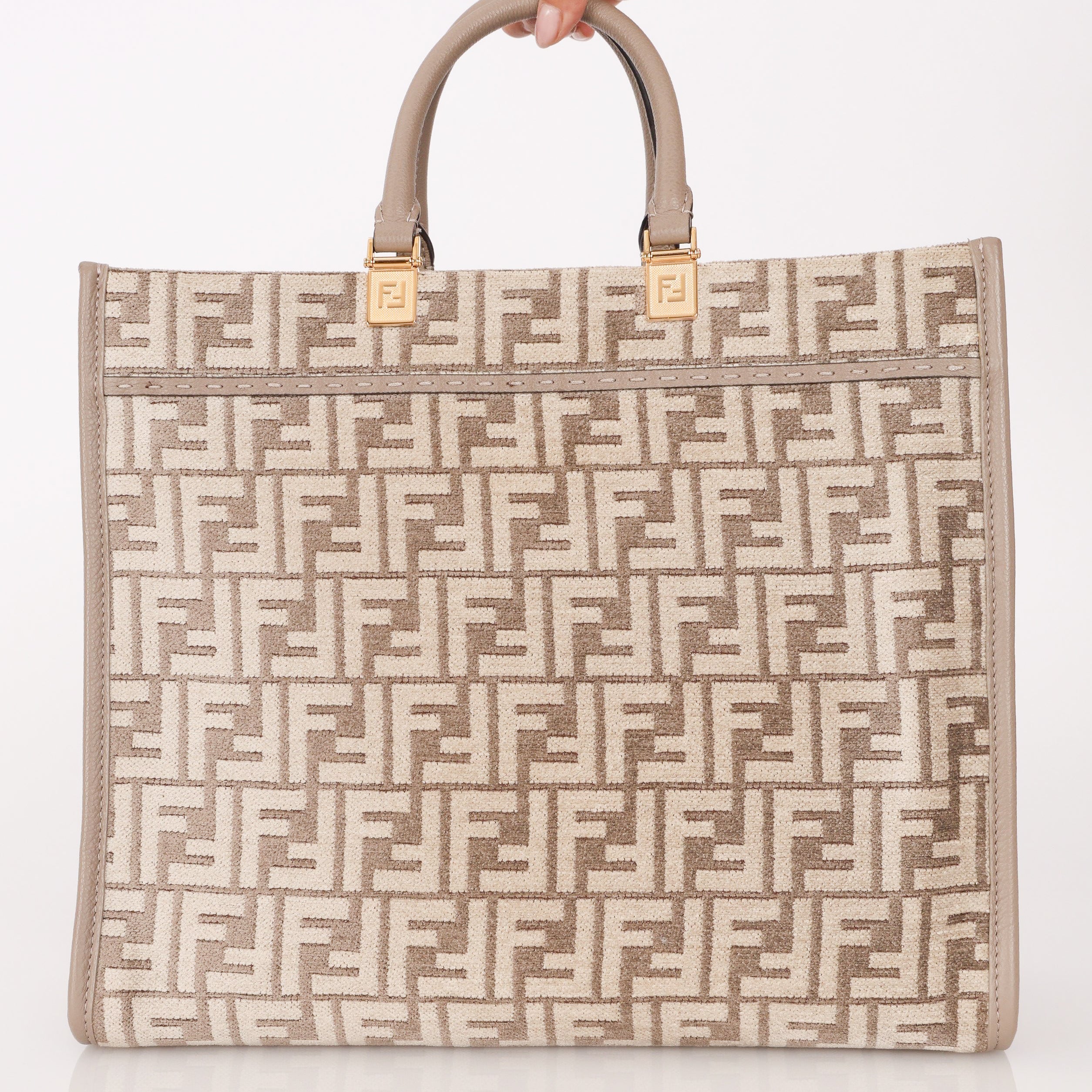 Fendi Medium Zucca Chenille Sunshine Tote