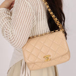 Chanel Bijoux Coin Flap Beige Lambskin AGHW