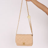 Chanel Bijoux Coin Flap Beige Lambskin AGHW
