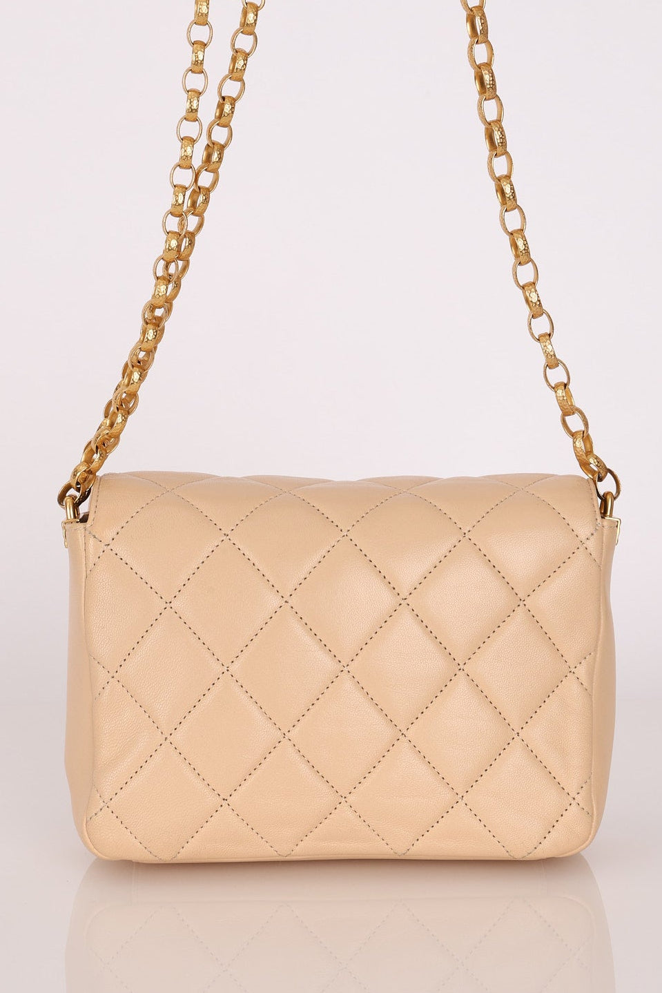 Chanel Bijoux Coin Flap Beige Lambskin AGHW