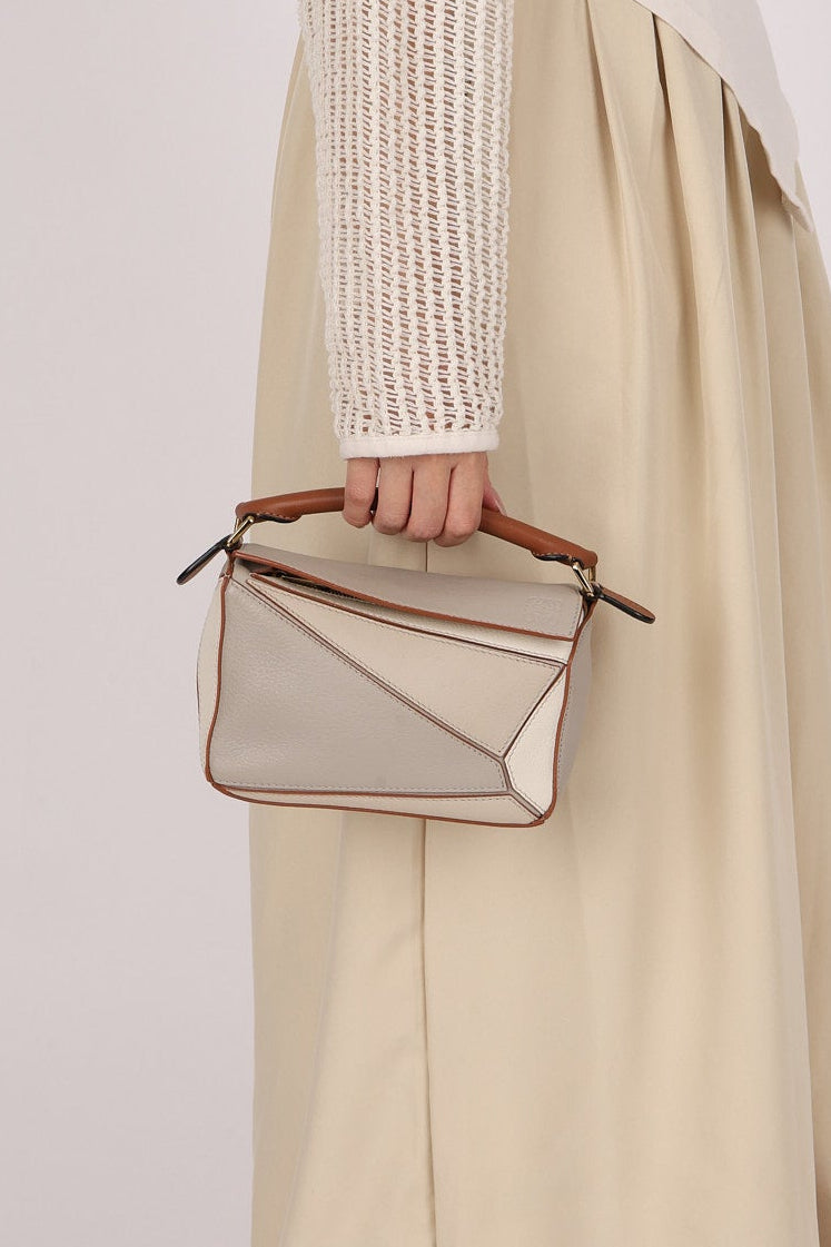 Loewe Bicolor Mini Puzzle Bag