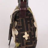 Fendi Zucca Floral Baguette