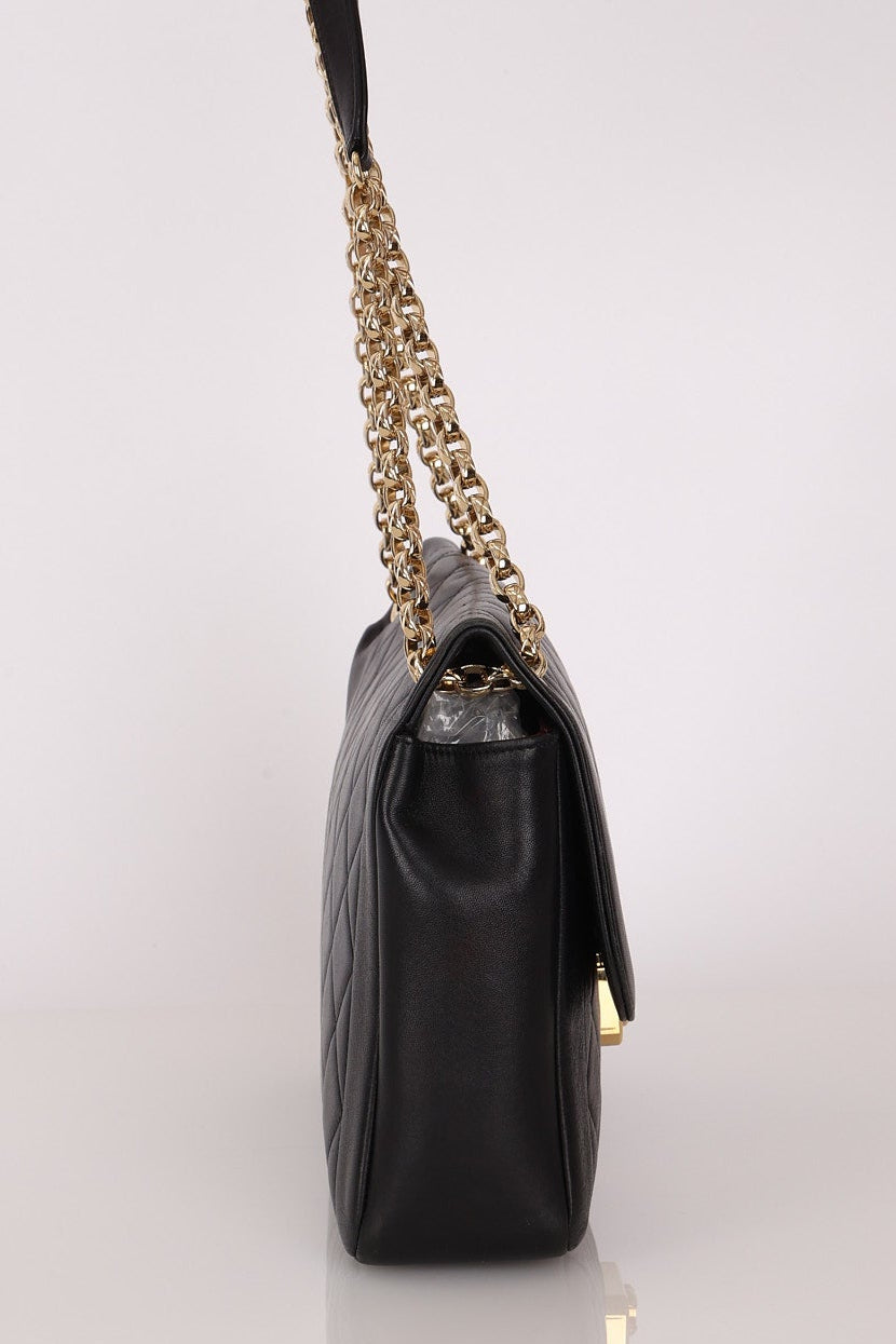 Chanel Large Chic With Me Flap Black Lambskin GHW