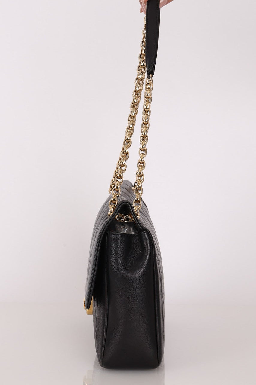 Chanel Large Chic With Me Flap Black Lambskin GHW