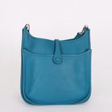 Hermès Evelyne PM Bleu Izmir Taurillon Clemence 2013 PHW