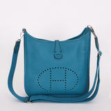 Hermès Evelyne PM Bleu Izmir Taurillon Clemence 2013 PHW