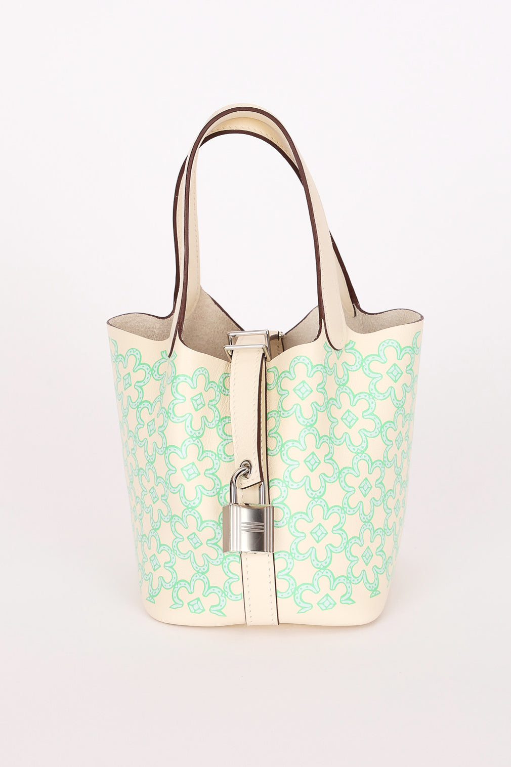 Hermès Picotin Micro 14 Lucky Daisy Nata Swift PHW