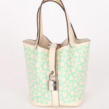 Hermès Picotin Micro 14 Lucky Daisy Nata Swift PHW