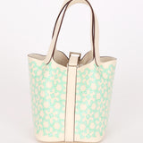 Hermès Picotin Micro 14 Lucky Daisy Nata Swift PHW