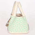 Hermès Picotin Micro 14 Lucky Daisy Nata Swift PHW