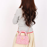 Chanel Small Kelly Shopper Pink Tweed AGHW