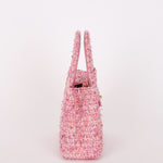 Chanel Small Kelly Shopper Pink Tweed AGHW