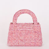 Chanel Small Kelly Shopper Pink Tweed AGHW