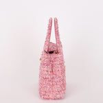 Chanel Small Kelly Shopper Pink Tweed AGHW