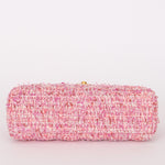Chanel Small Kelly Shopper Pink Tweed AGHW