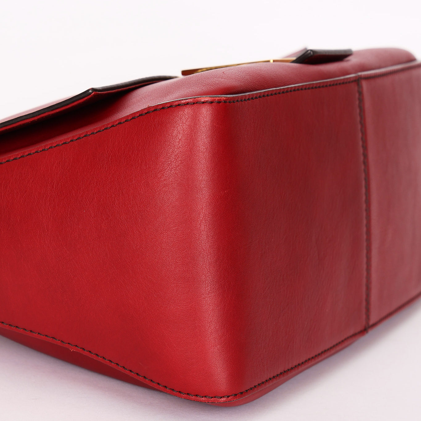 Fendi Mamma Forever Baguette Bag Red GHW