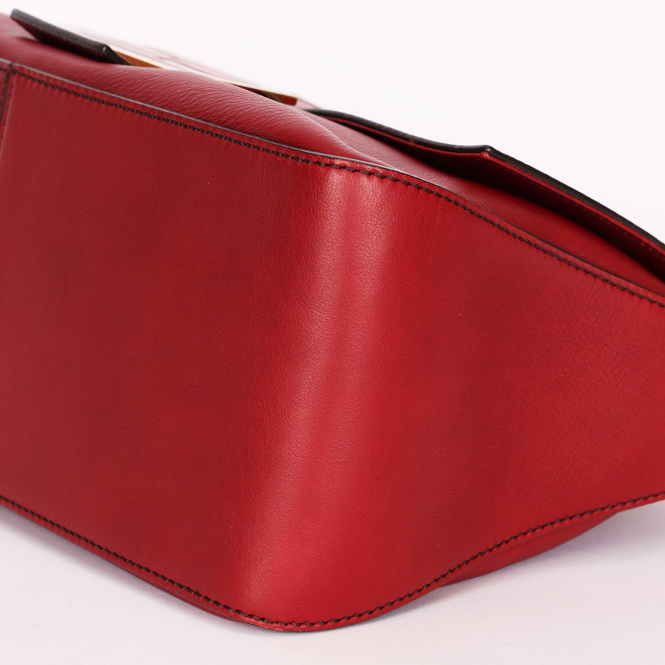 Fendi Mamma Forever Baguette Bag Red GHW
