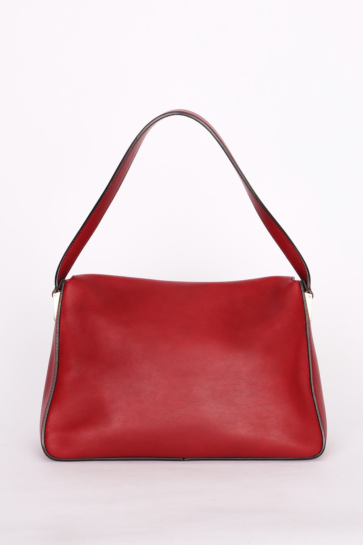 Fendi Mamma Forever Baguette Bag Red GHW