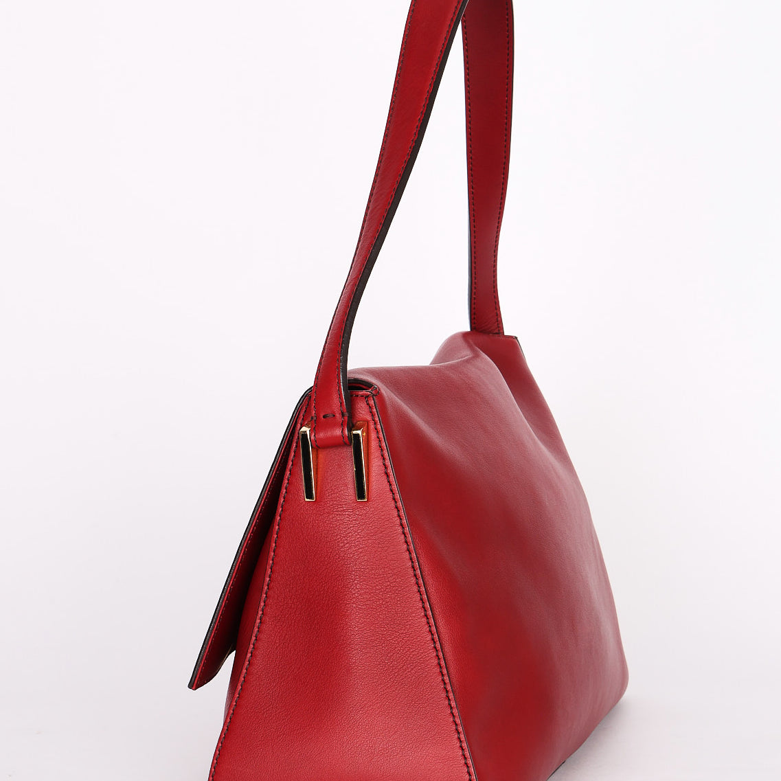 Fendi Mamma Forever Baguette Bag Red GHW
