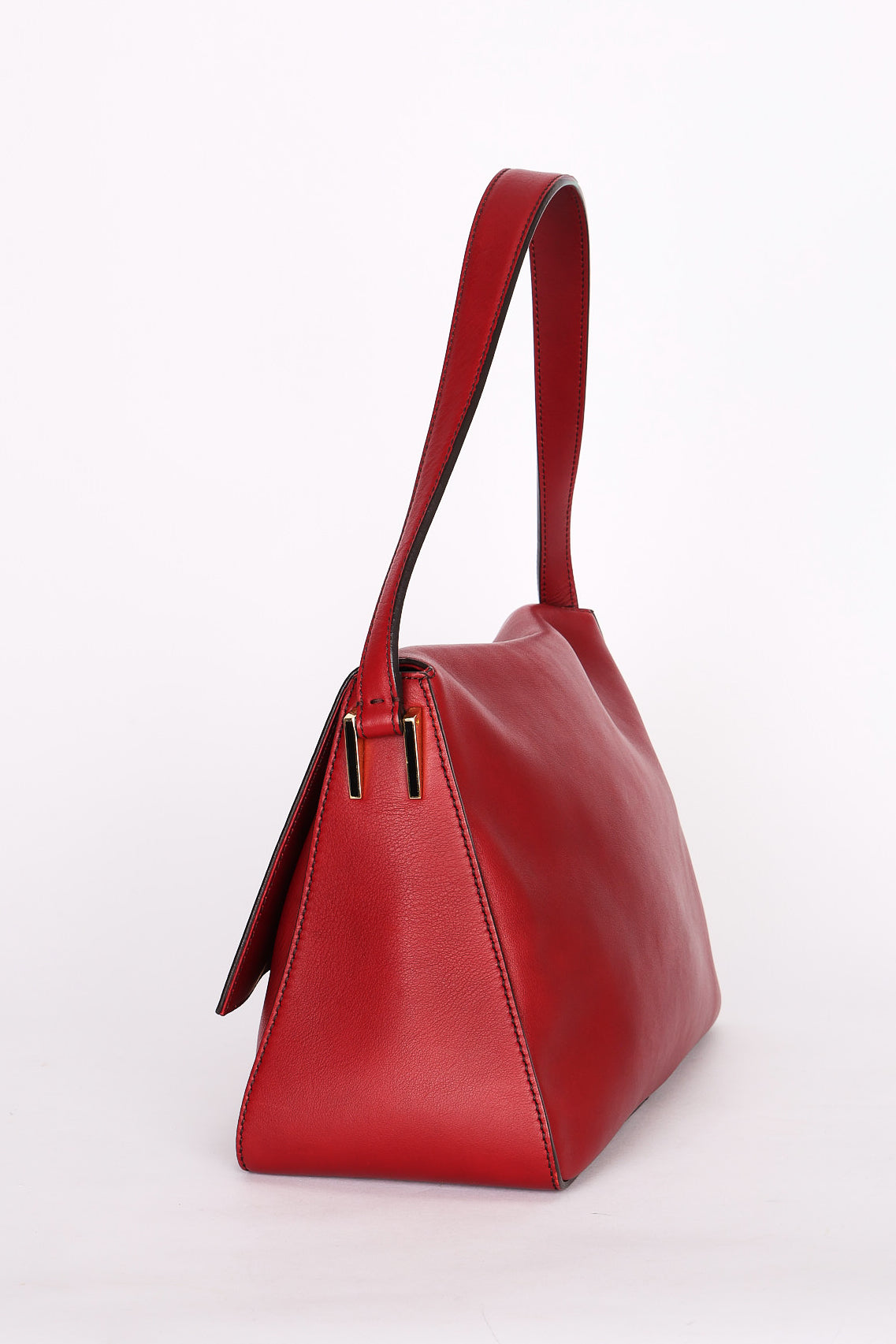 Fendi Mamma Forever Baguette Bag Red GHW