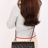 Chanel Medium Diana Flap Black Lambskin 1993 24K GP