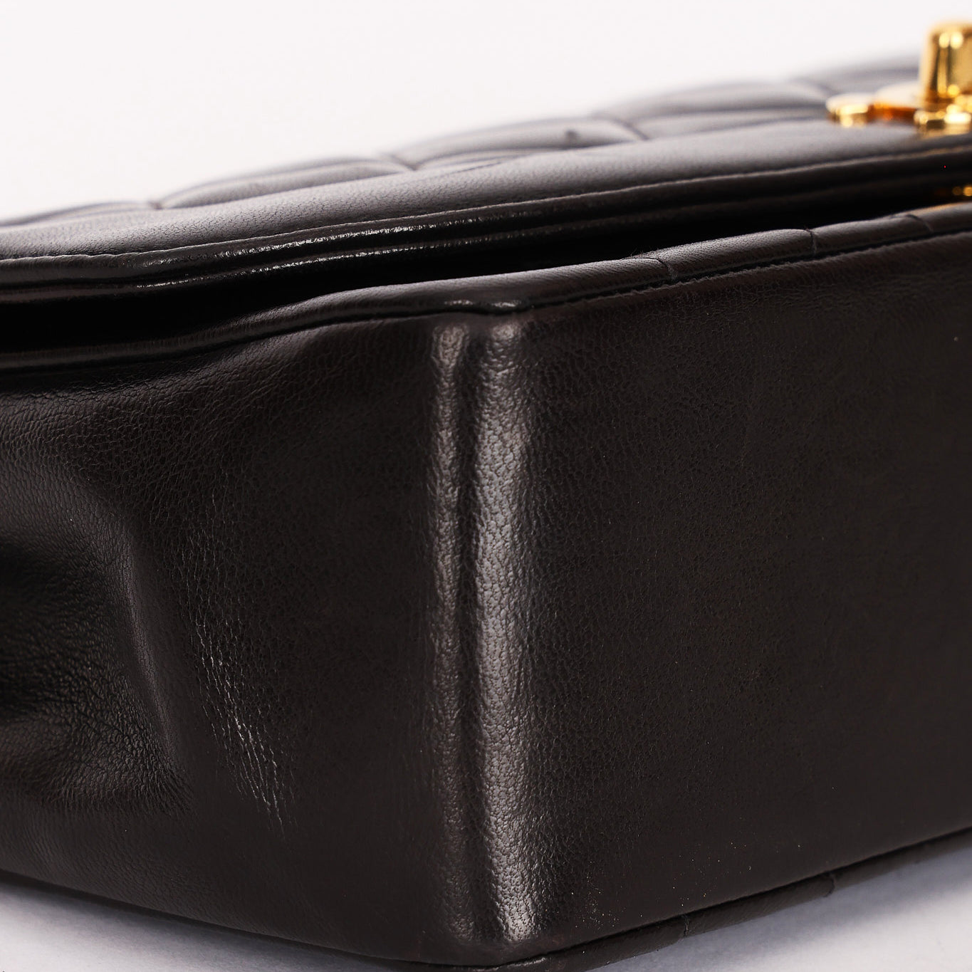 Chanel Medium Diana Flap Black Lambskin 1993 24K GP