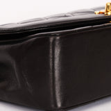 Chanel Medium Diana Flap Black Lambskin 1993 24K GP