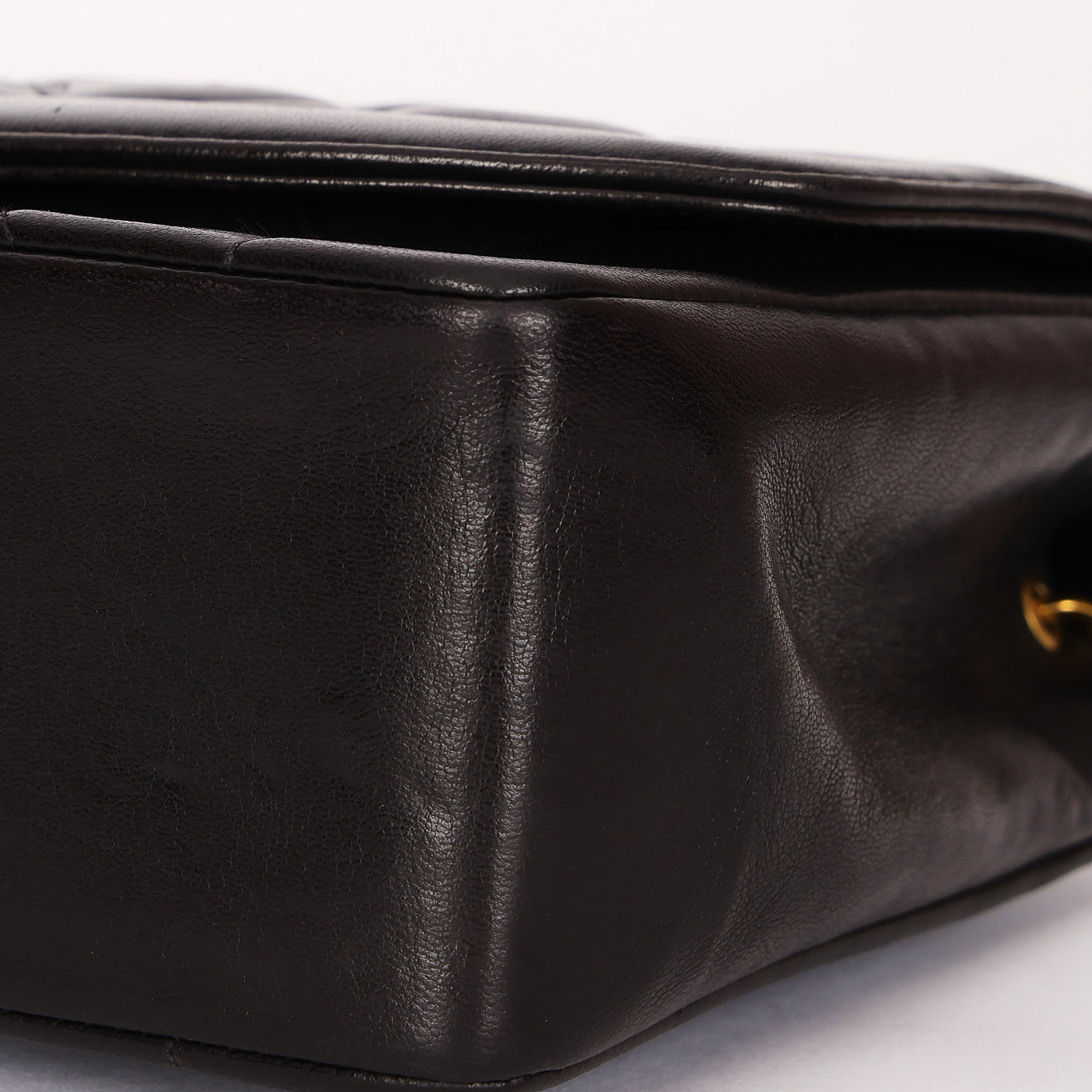 Chanel Medium Diana Flap Black Lambskin 1993 24K GP