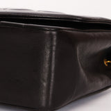 Chanel Medium Diana Flap Black Lambskin 1993 24K GP