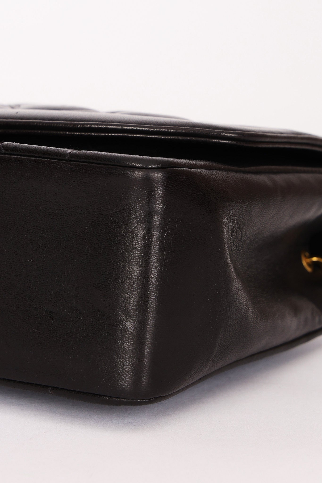 Chanel Medium Diana Flap Black Lambskin 1993 24K GP