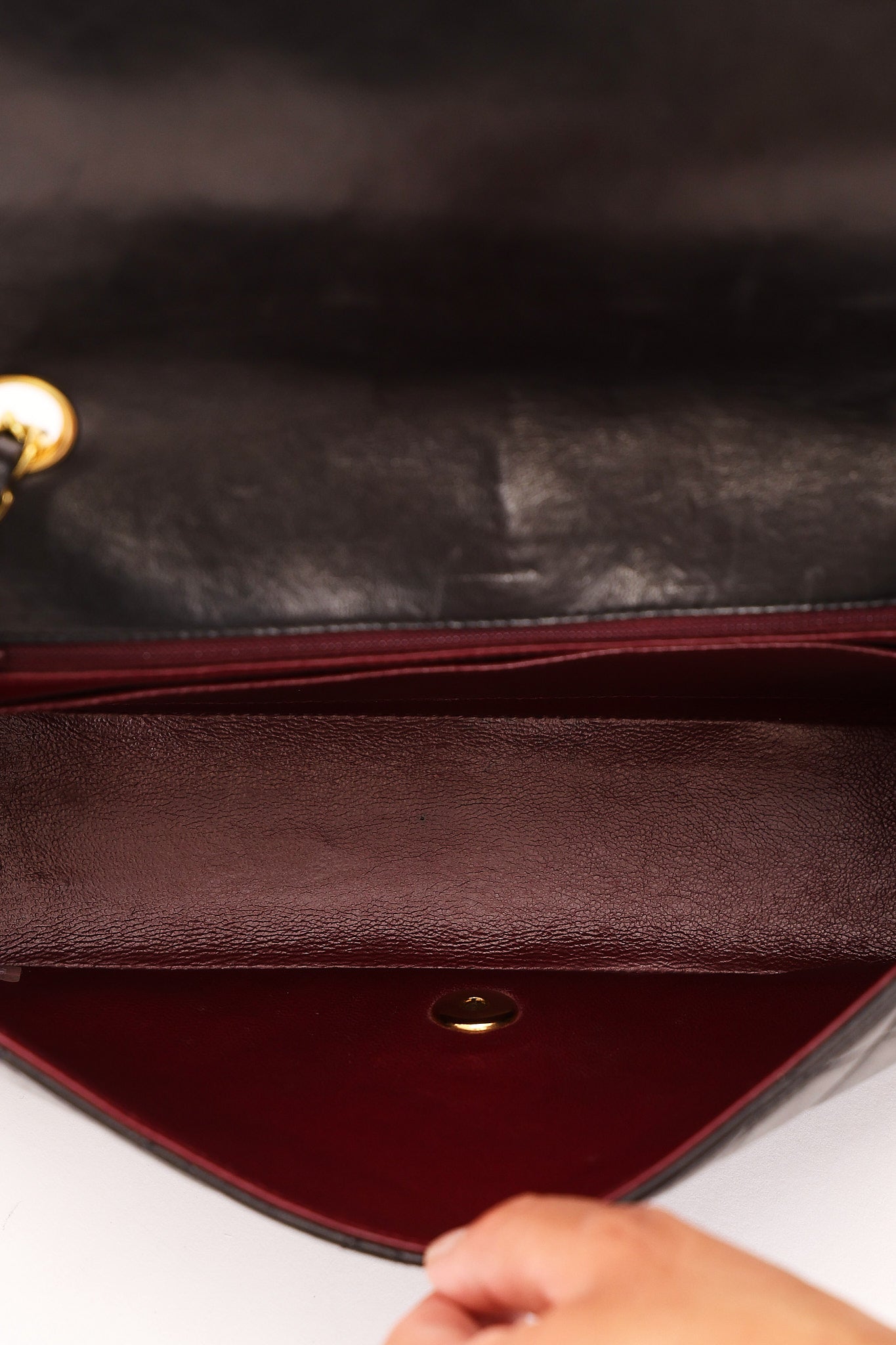 Chanel Medium Diana Flap Black Lambskin 1993 24K GP