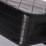 Chanel Single Flap Black Lambskin 24K GP