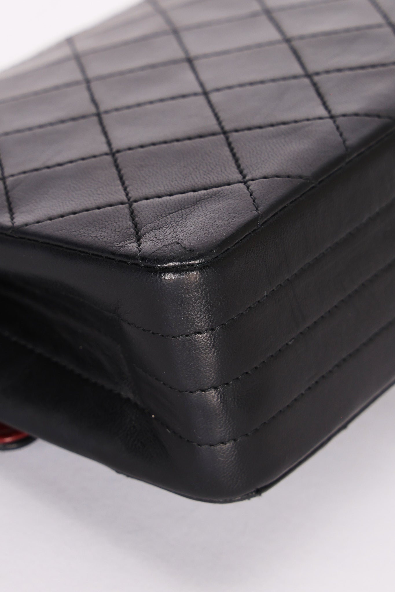 Chanel Single Flap Black Lambskin 24K GP