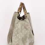 Louis Vuitton Monogram Embossed Suede with Snakeskin Whisper PM