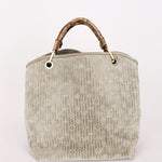 Louis Vuitton Monogram Embossed Suede with Snakeskin Whisper PM