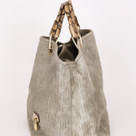 Louis Vuitton Monogram Embossed Suede with Snakeskin Whisper PM