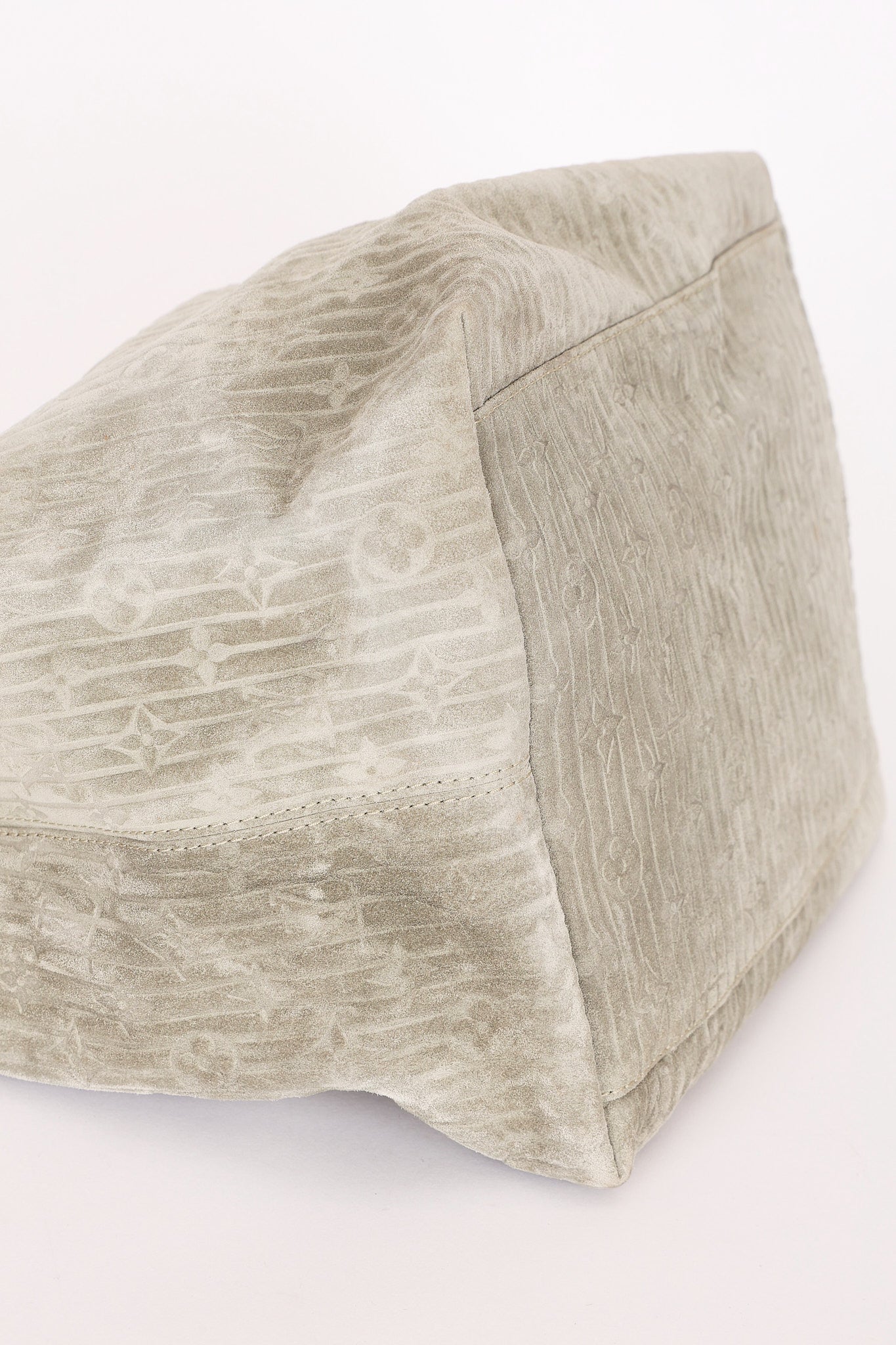 Louis Vuitton Monogram Embossed Suede with Snakeskin Whisper PM