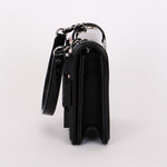 Chanel Plexi Striped Boy Brick Mini Flap Black Patent and Lambskin SHW