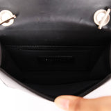 Chanel Plexi Striped Boy Brick Mini Flap Black Patent and Lambskin SHW